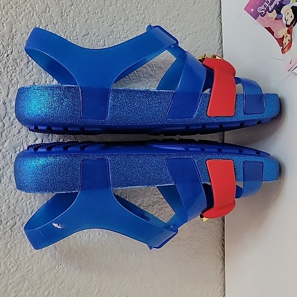 Crocs Kids Snow White Isabella Sandals Bright Cobalt Size US J3 - Picture 16 of 17